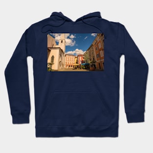 Square in Izola, Slovenia Hoodie